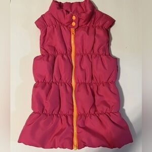 Energie girls pink&orange puffer vest